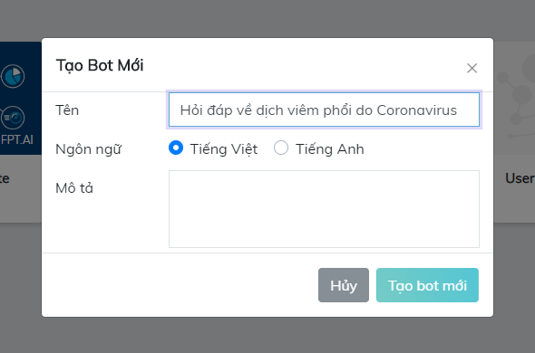 chatbot FPT.AI