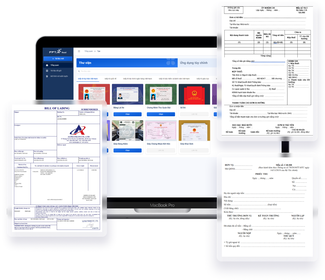 FPT AI Read - Phần mềm số hóa tài liệu lưu trữ thông minh
