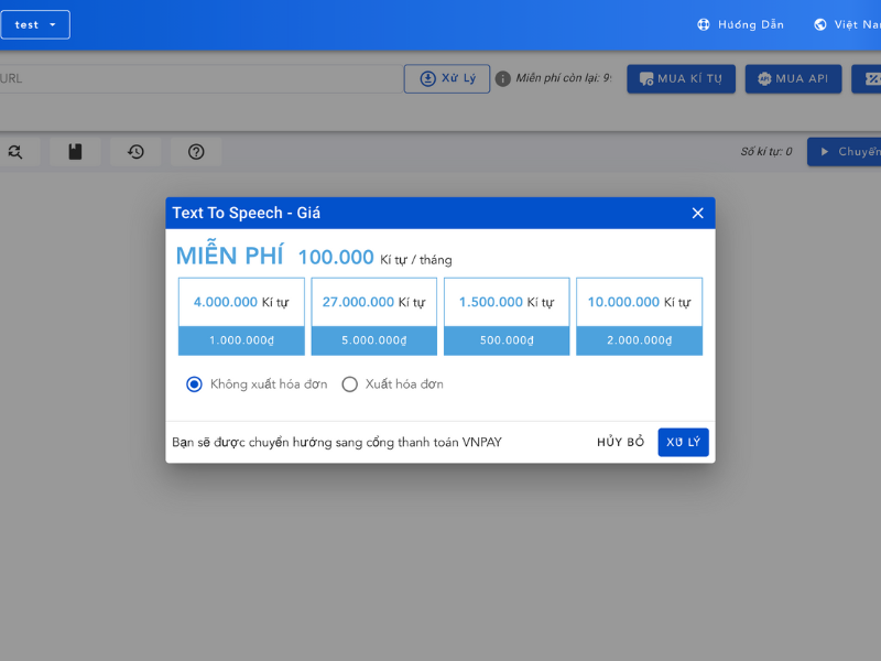 Giải pháp chuyển văn bản thành giọng nói của FPT.AI miễn phí 100.000 kí tự đầu tiên
