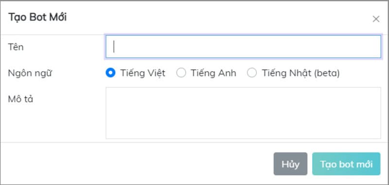 cách tạo chatbot FPT AI miễn phí