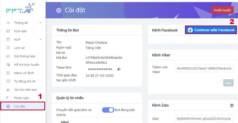 cách tạo chatbot trên messenger