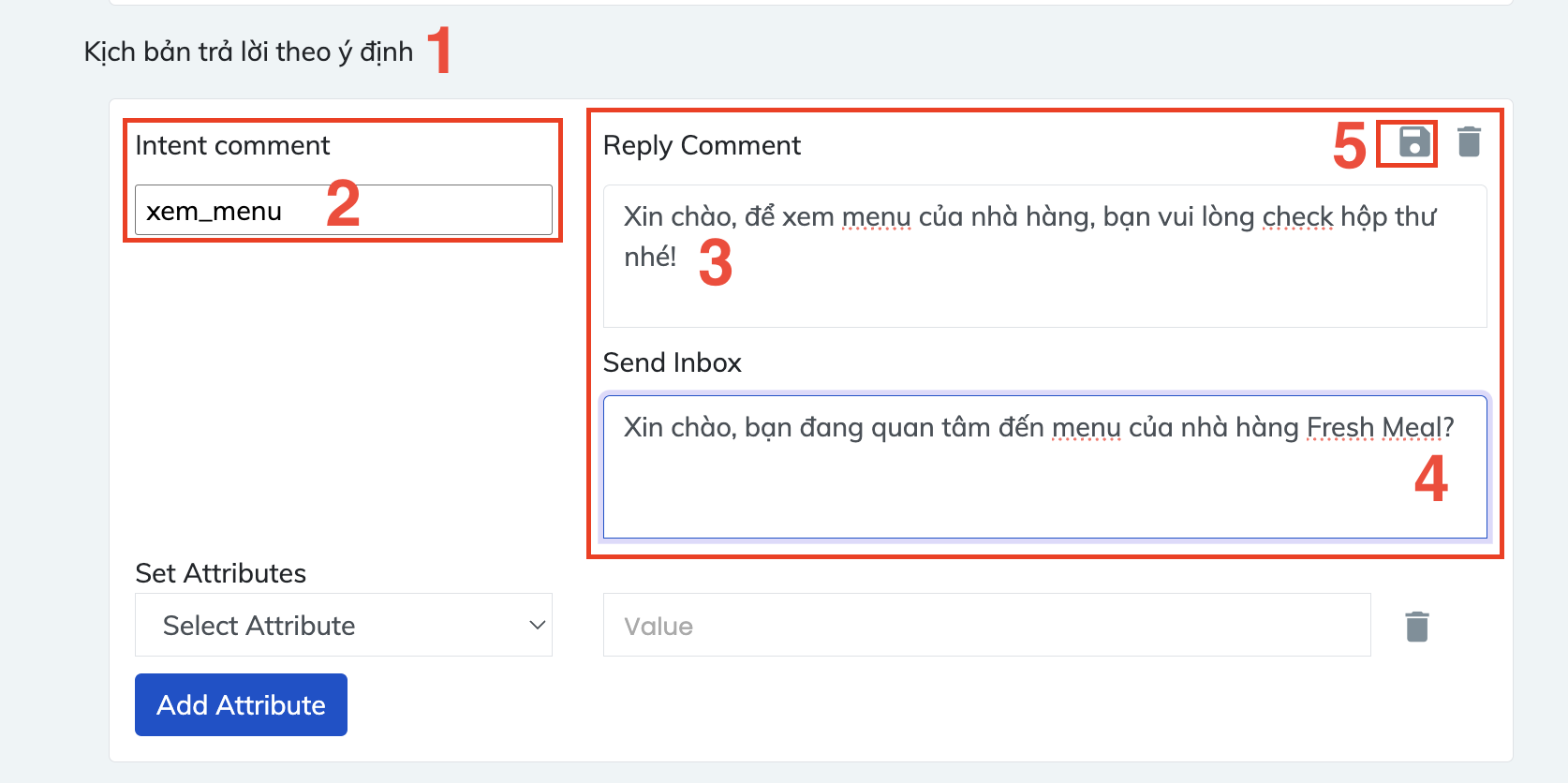 Thiết kế các ý định của người dùng