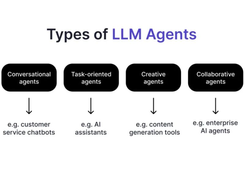 Cả 4 loại LLM Agent đều có những vai trò quan trọng