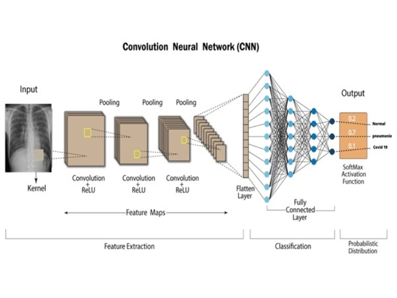 Mạng nơ-ron tích chập (CNN) được ứng dụng trong hoạt động nhận diện hình ảnh