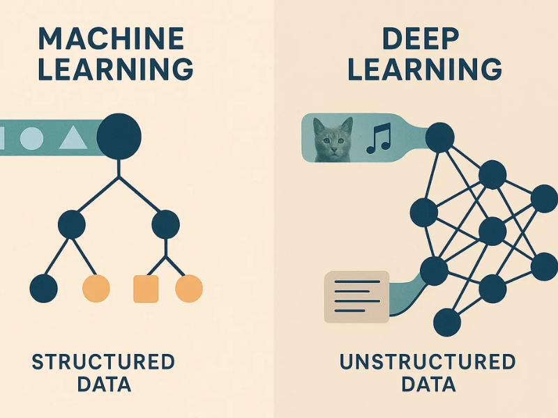 Phân biệt Machine Learning và Deep Learning