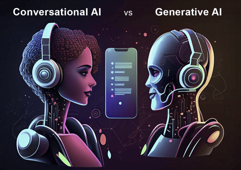 Conversational AI vs Generative AI