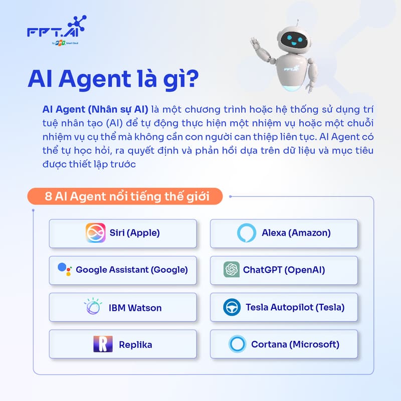 AI Agents là các mô hình và thuật toán AI có khả năng tự ra quyết định mà không cần con người can thiệp
