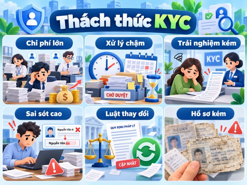 Thách thức khi triển khai KYC