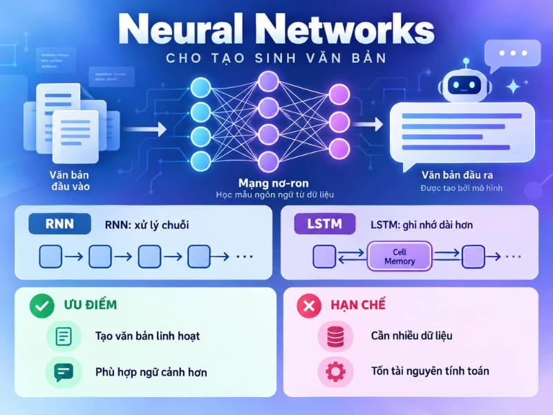 Neural Networks trong tạo sinh văn bản