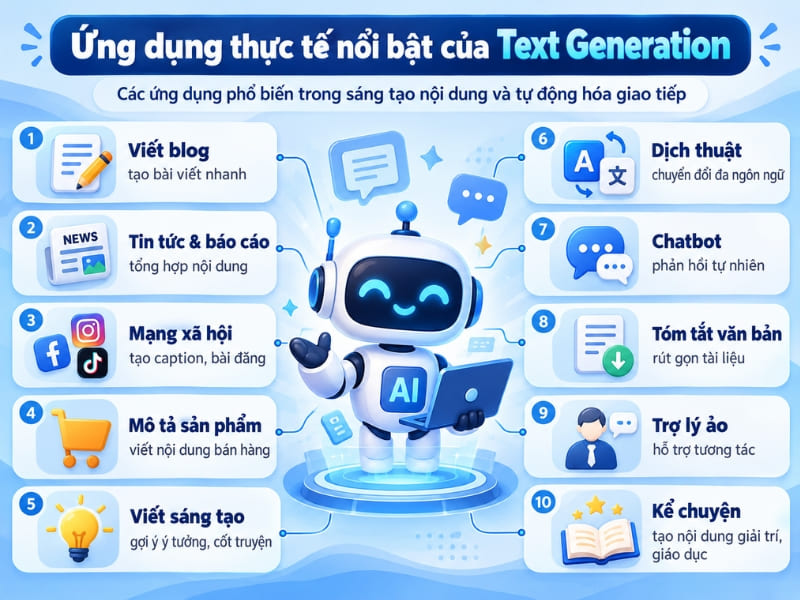 Ứng dụng của Text Generation