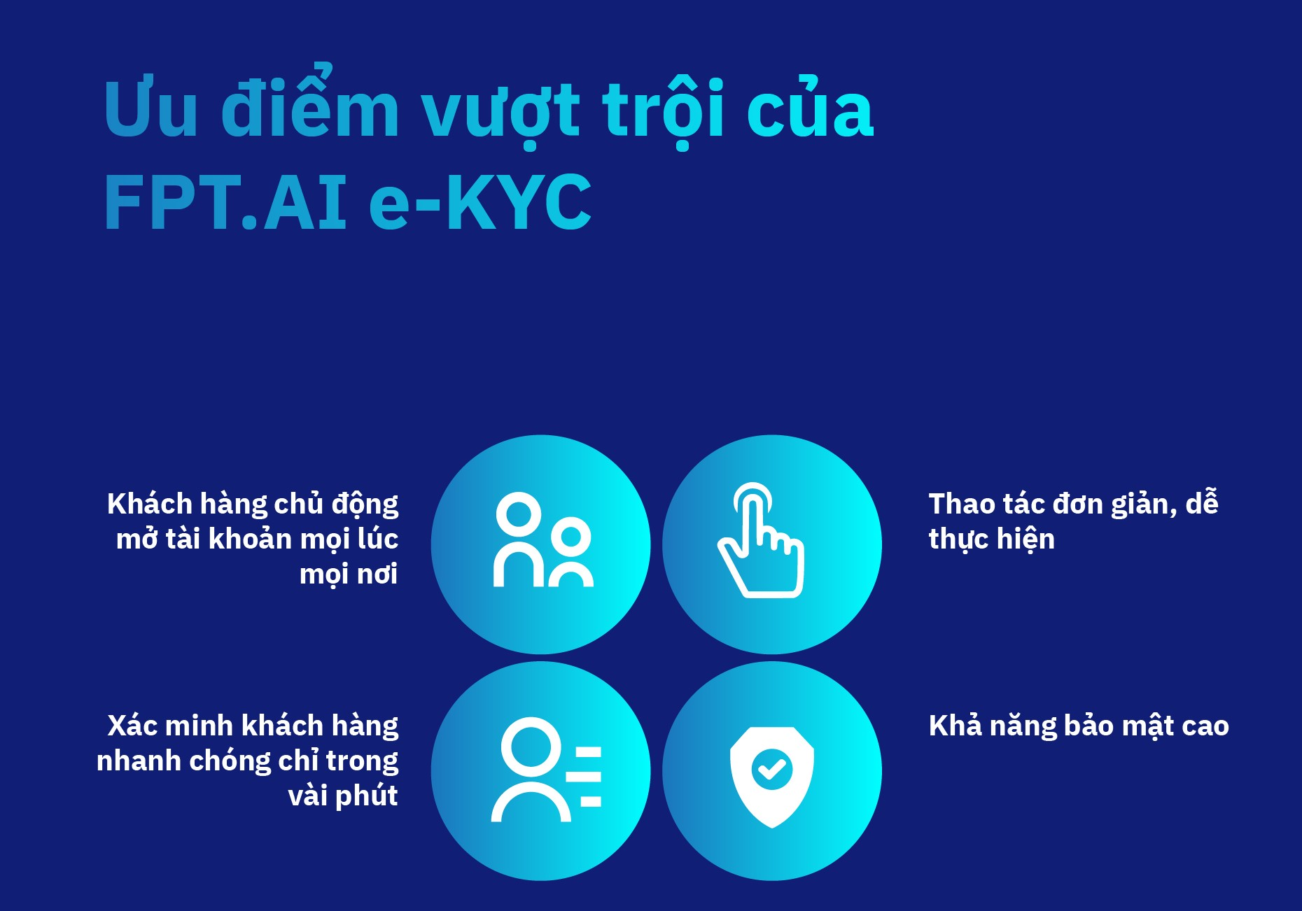Ưu điểm vượt trội của FPT AI eKYC
