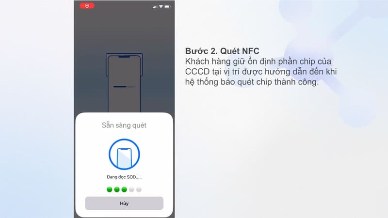 Quét NFC (Áp dụng với CCCD gắn chip)