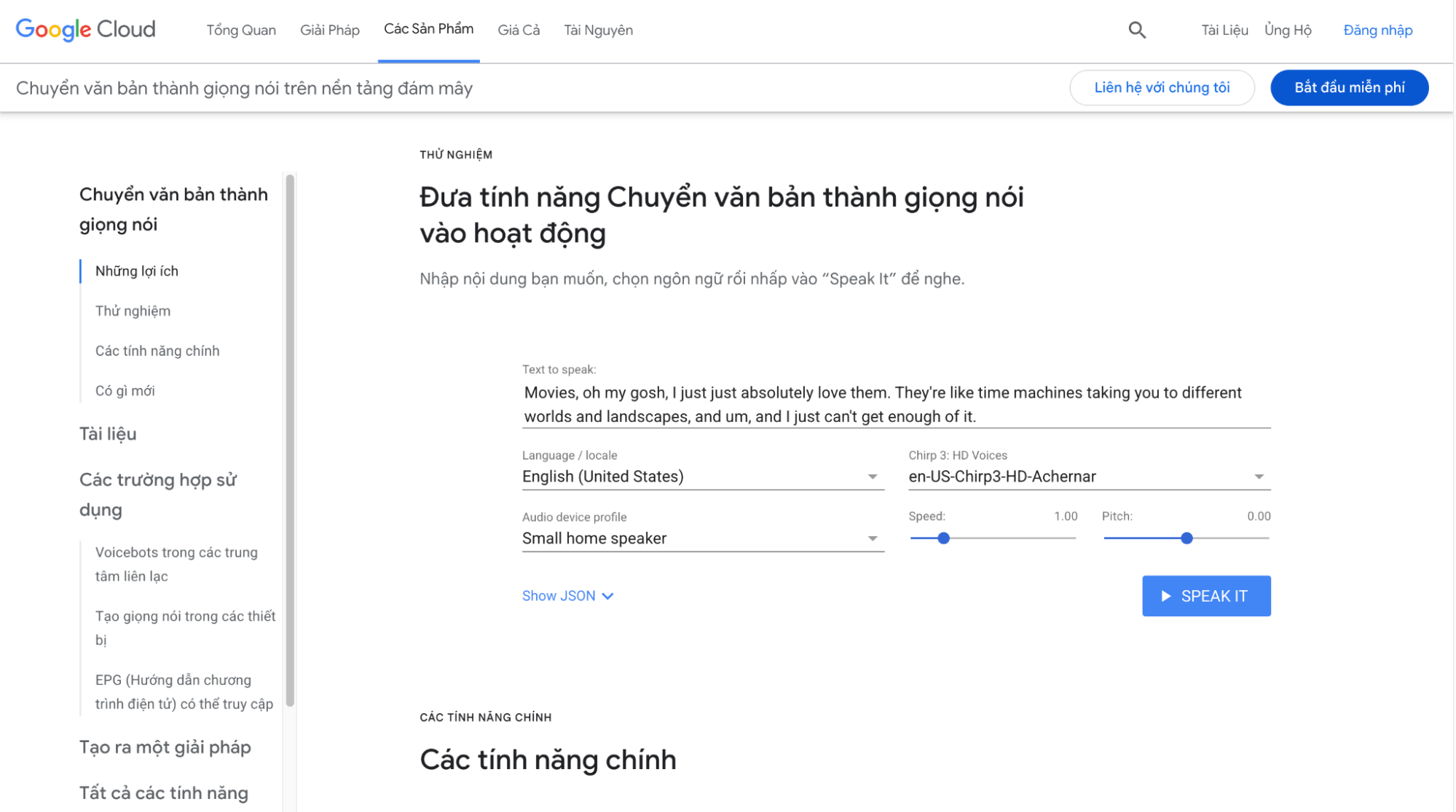 Google Text-to-Speech
