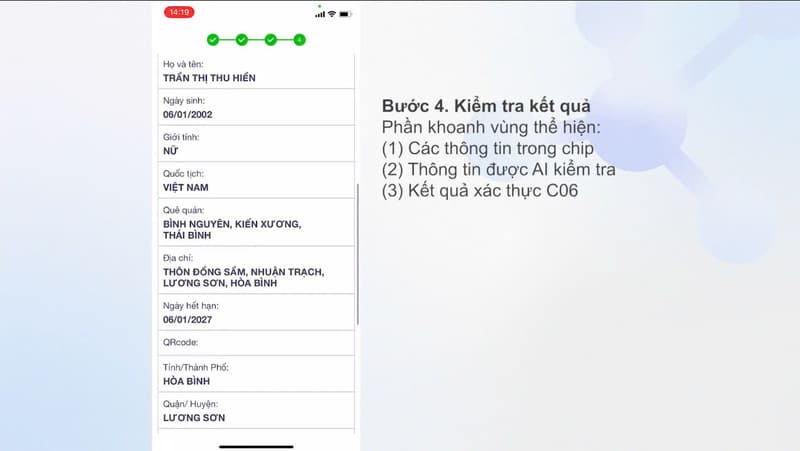 Kiểm tra và đối chiếu thông tin