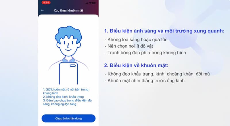 Điều kiện về môi trường và khuôn mặt khi xác thực danh tính trên FPT AI eKYC