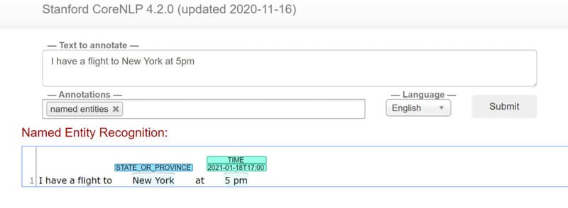 named entity recognition