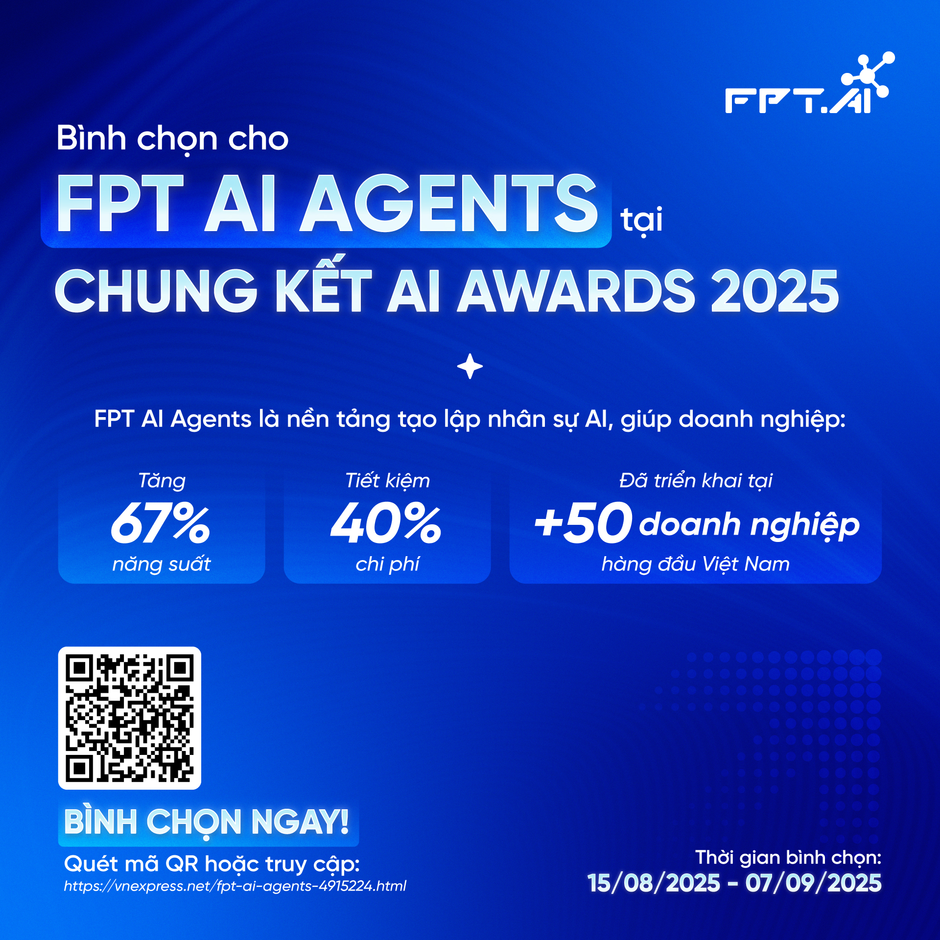FPT AI Agents chung kết AI Awards