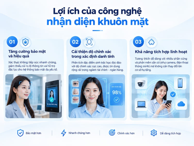 Lợi ích của công nghệ nhận diện khuôn mặt