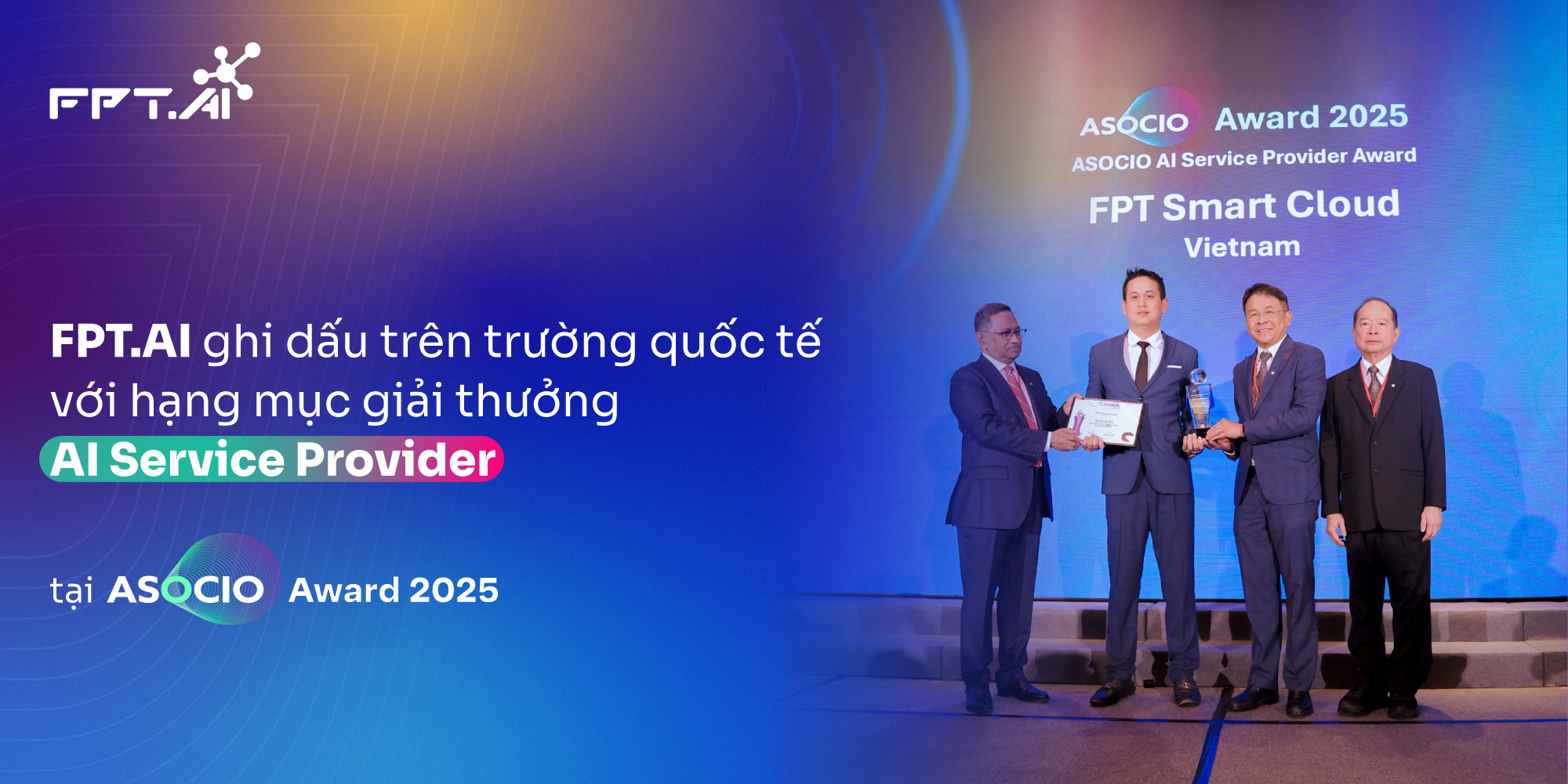 FPT.AI được Vinh Danh Với Hạng Mục AI Service Provider Tại ASOCIO Award ...