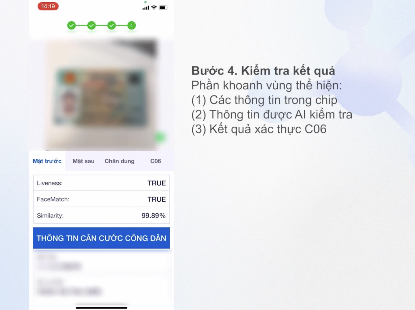 Kiểm tra và đối chiếu thông tin