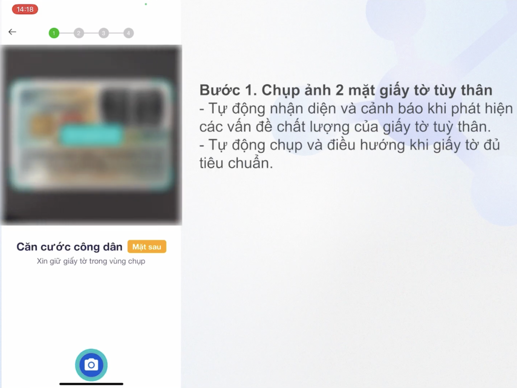 Chụp ảnh giấy tờ tùy thân