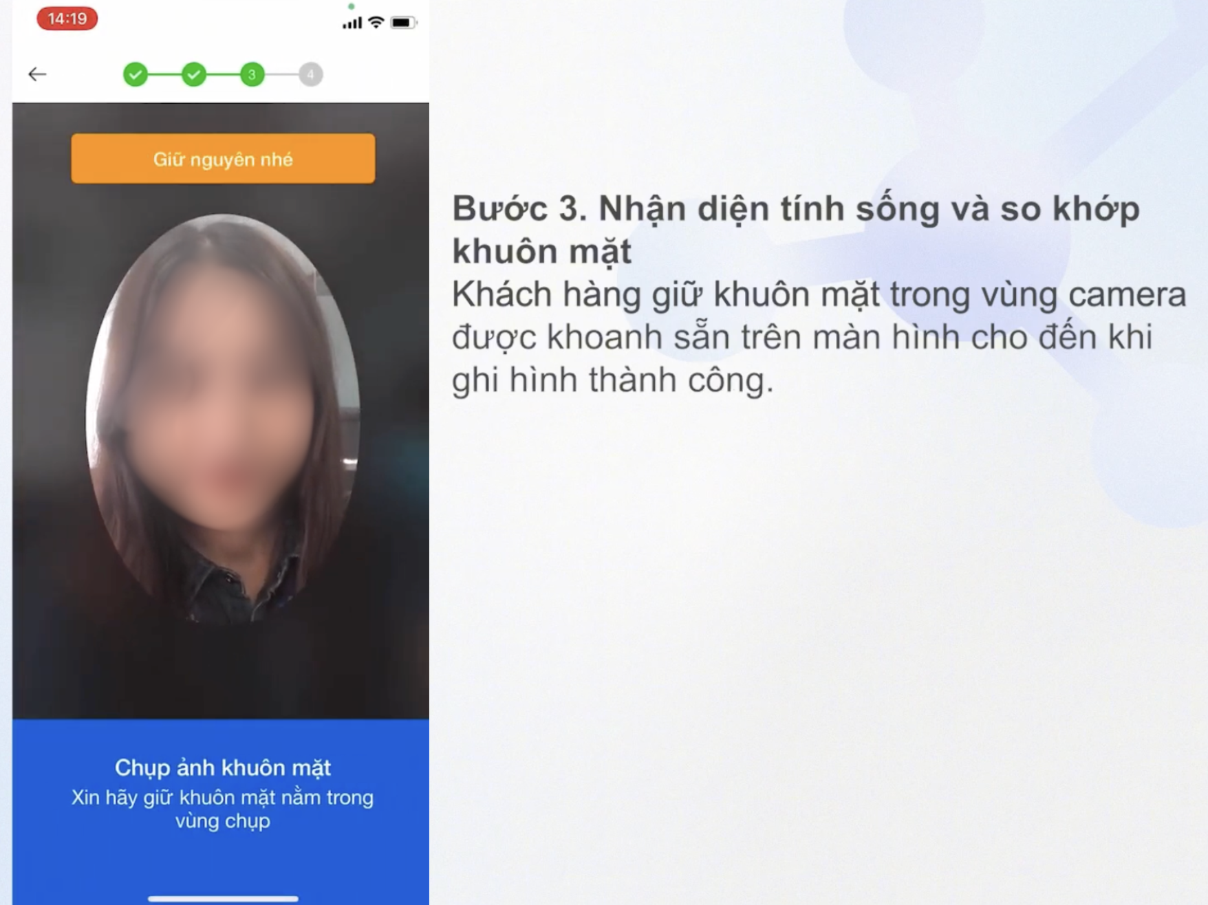 Lưu ý khi xác thực khuôn mặt