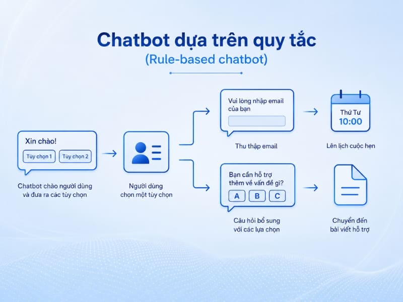 Chatbot dựa trên quy tắc (Rule-based chatbot)