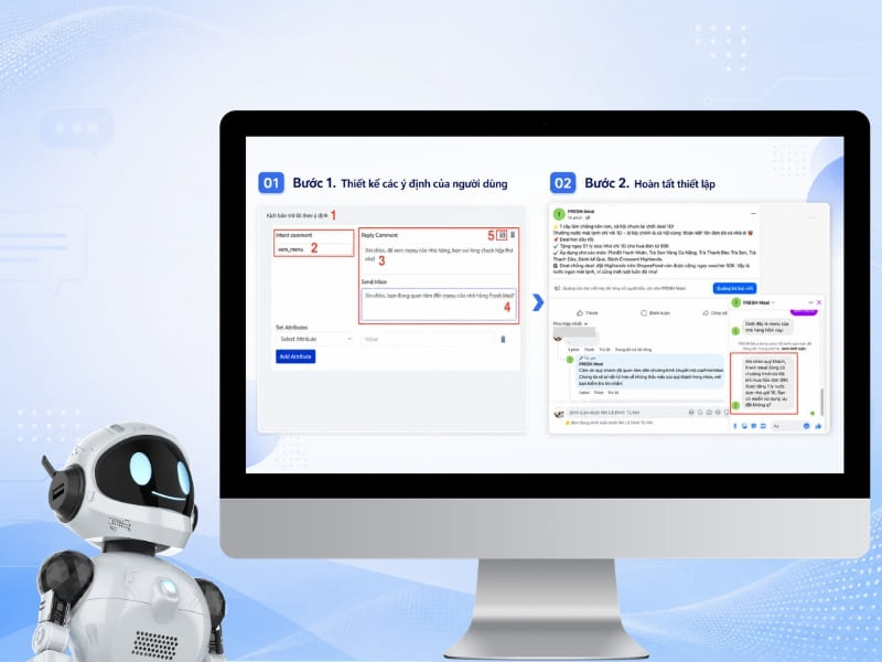 Cách thiết lập kịch bản chatbot trả lời mặc định