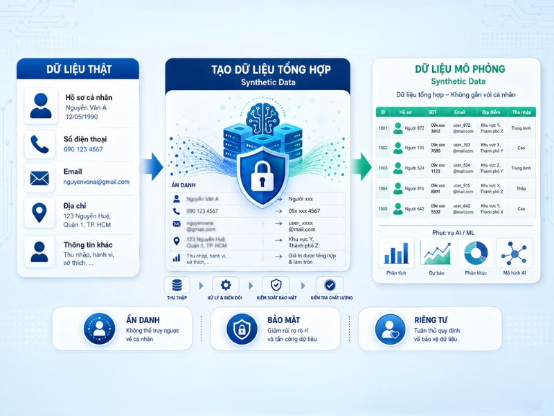 Lợi ích của synthetic data