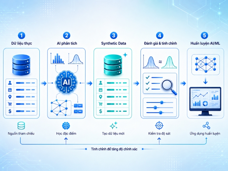 Nguyên lý hoạt động của Synthetic data