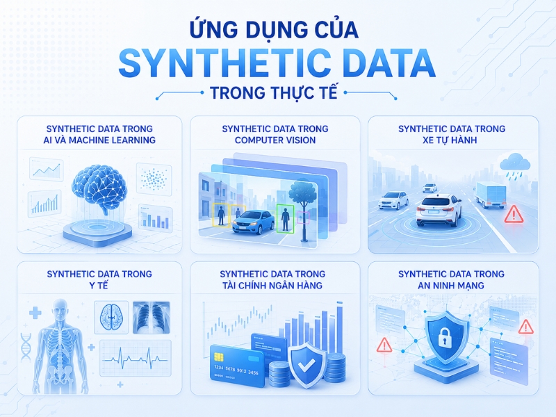 Ứng dụng thực tế của Synthetic data