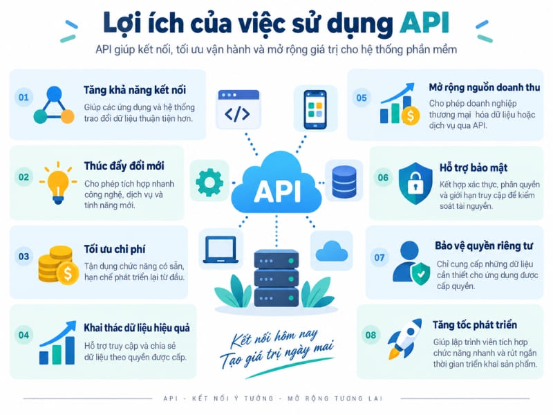 Lợi ích của việc sử dụng API