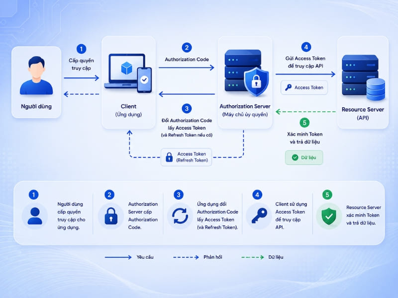 Cơ chế hoạt động của OAuth 2.0