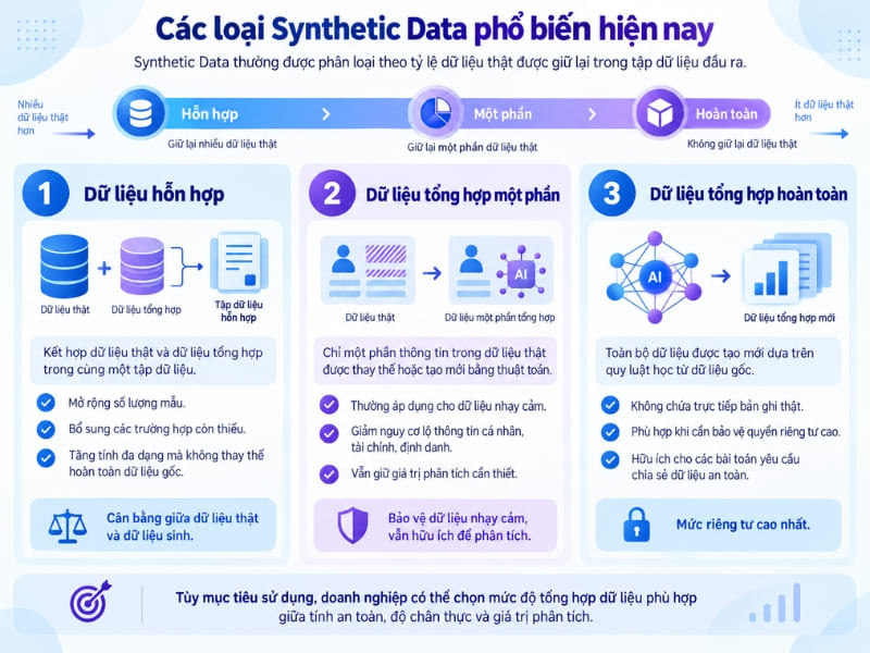 Phân loại Synthetic Data