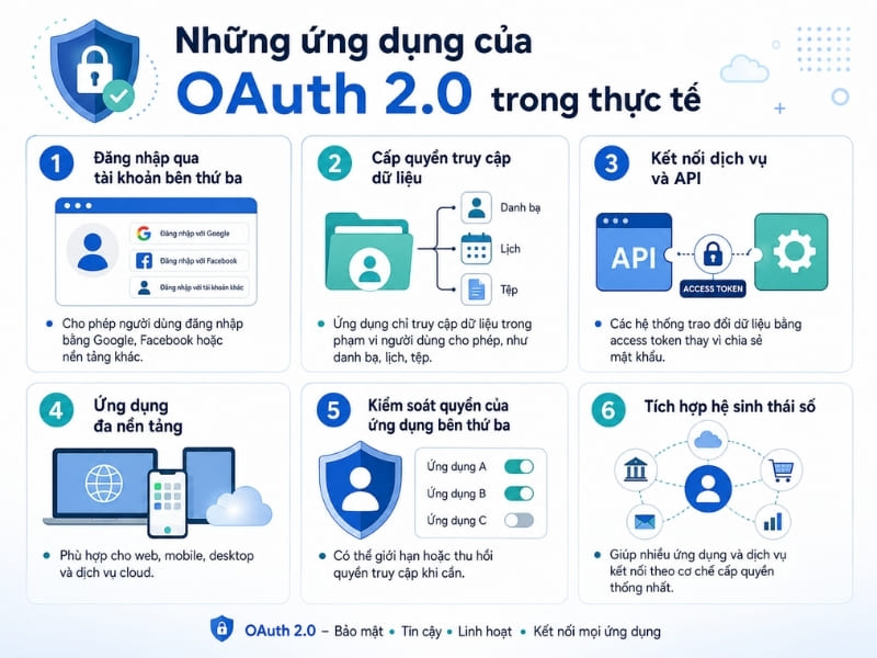 Ứng dụng của OAuth 2.0