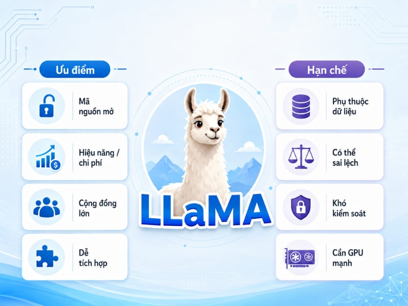 Ưu điểm và hạn chế của LLaMA