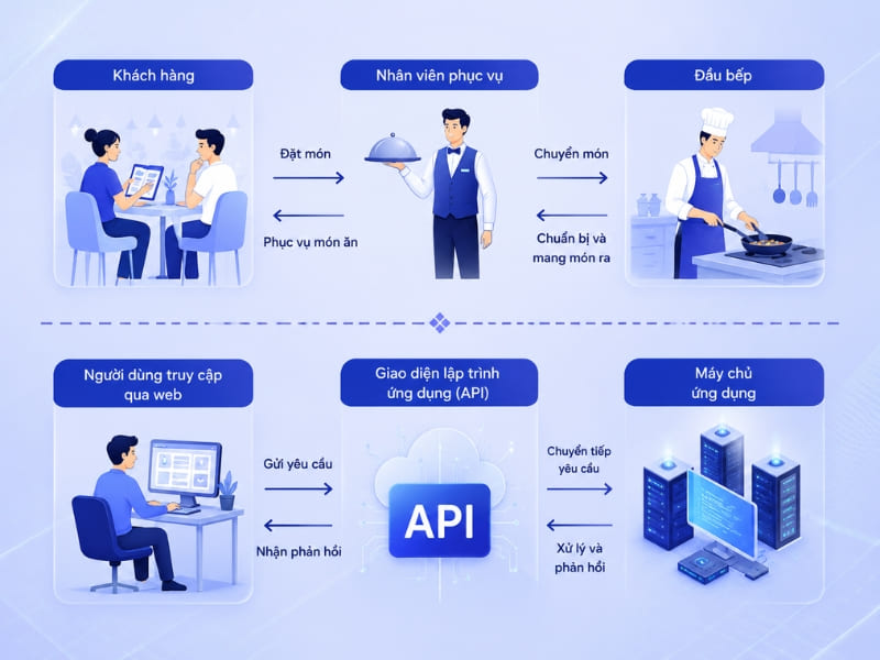 Vai trò của API trong kết nối và trao đổi dữ liệu