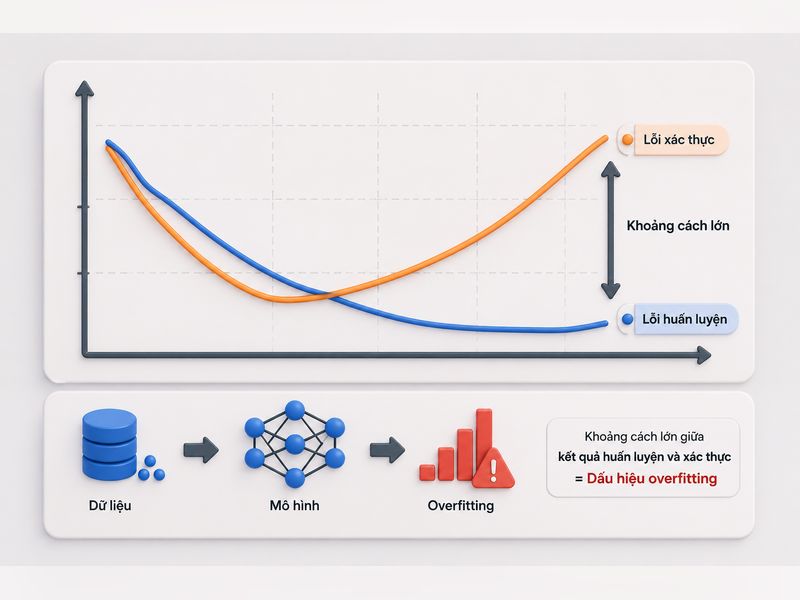 Dấu hiệu nhận biết overfitting