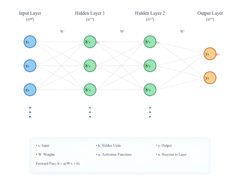 Feedforward Neural Network hoạt động như thế nào