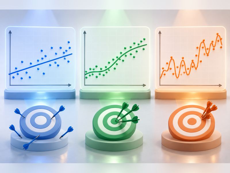 Overfitting vs Underfitting vs Good Fit