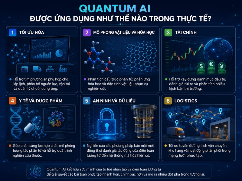 Ứng dụng của Quantum AI